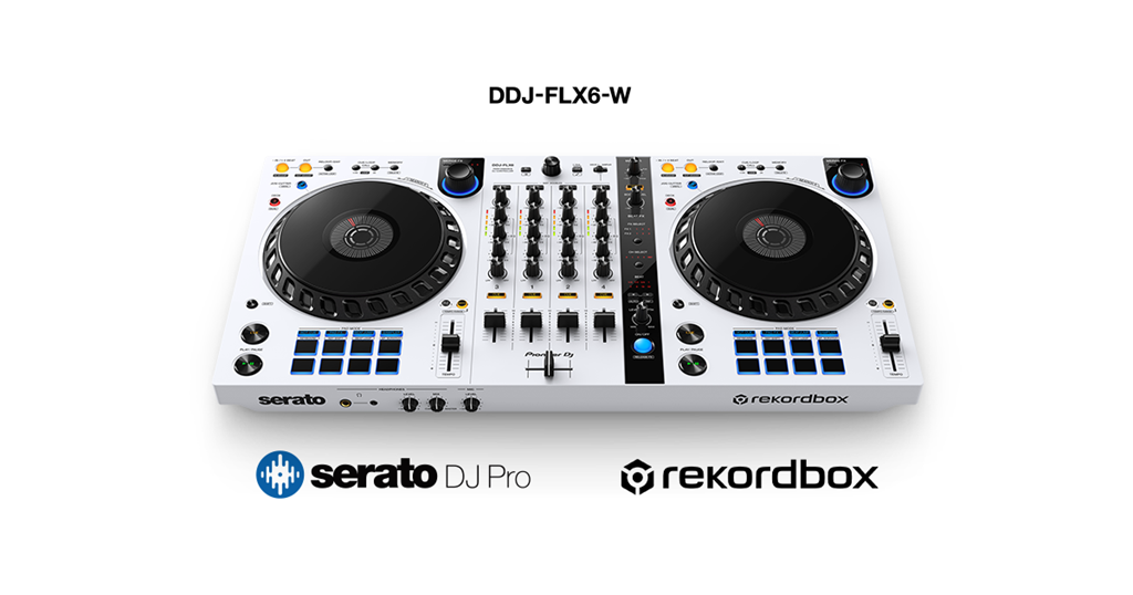 Introducing the limited-edition DDJ-FLX6-W with stylish matte white