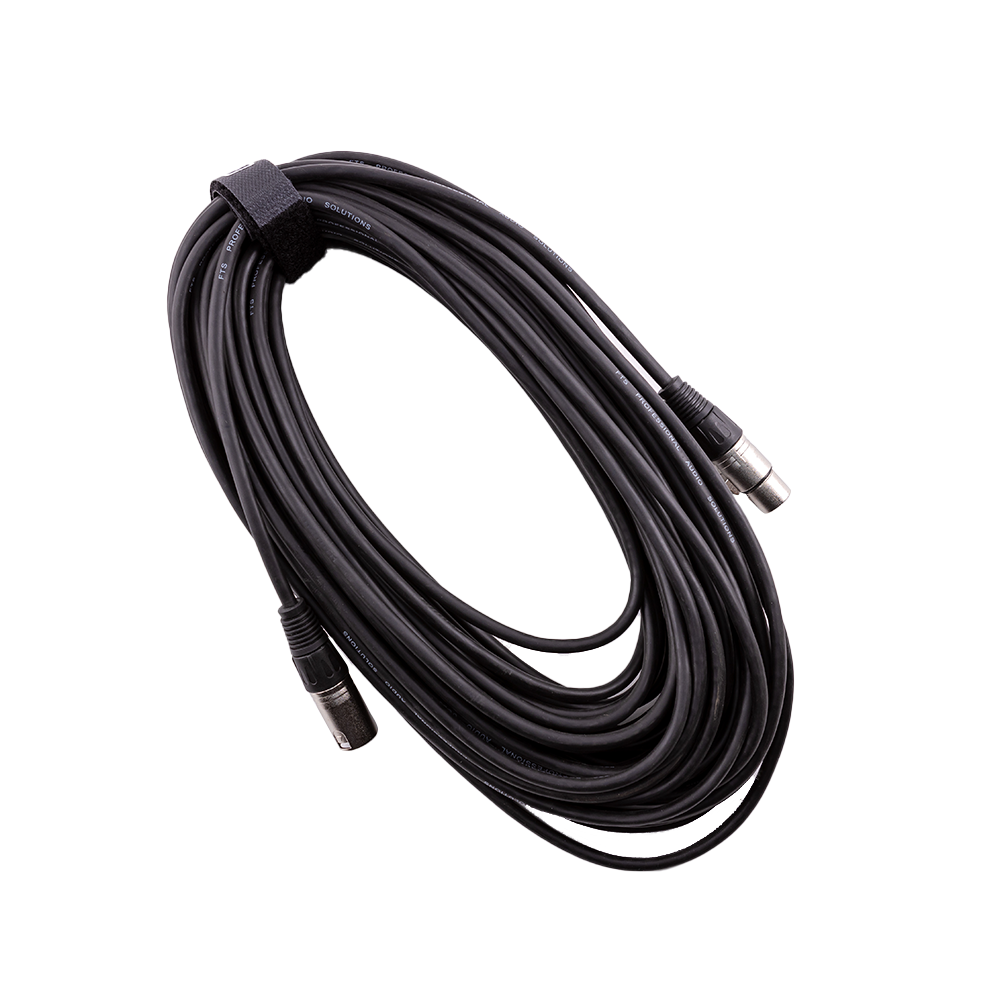 Stagg High Quality Line Cable 1m XLR Female to 1/4 Male Jack Black