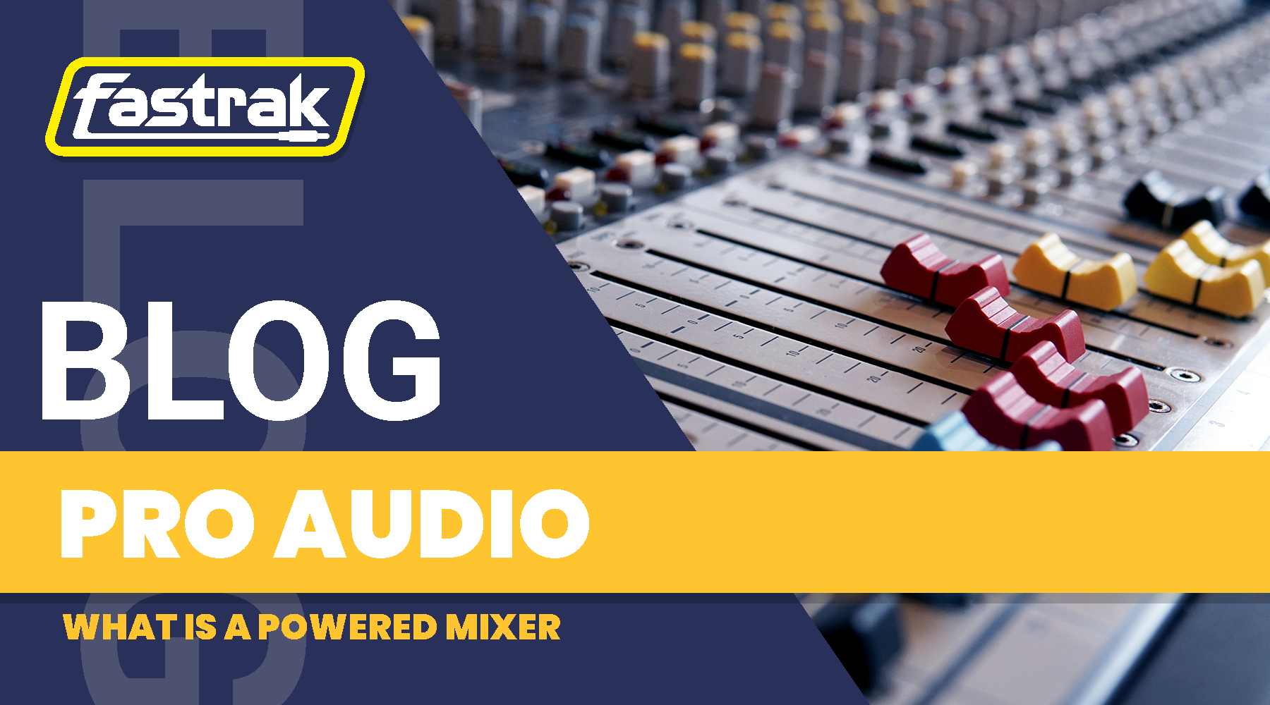 What is a powered mixer