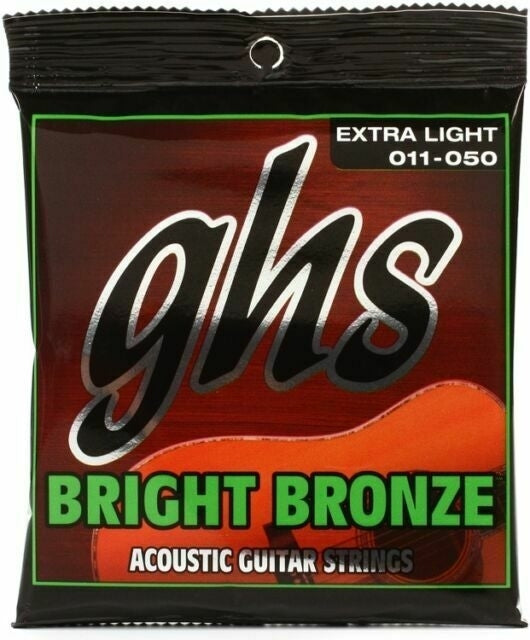 BB20X Ghs Bright Bronze Acoustic Strings 11-50.