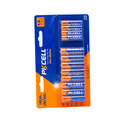 LR6+LR03 12Pcs Aultra Alkaline Battery.