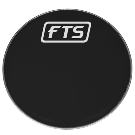 FTS 22'' Black Drum Head 0.25mm ) (MKI)