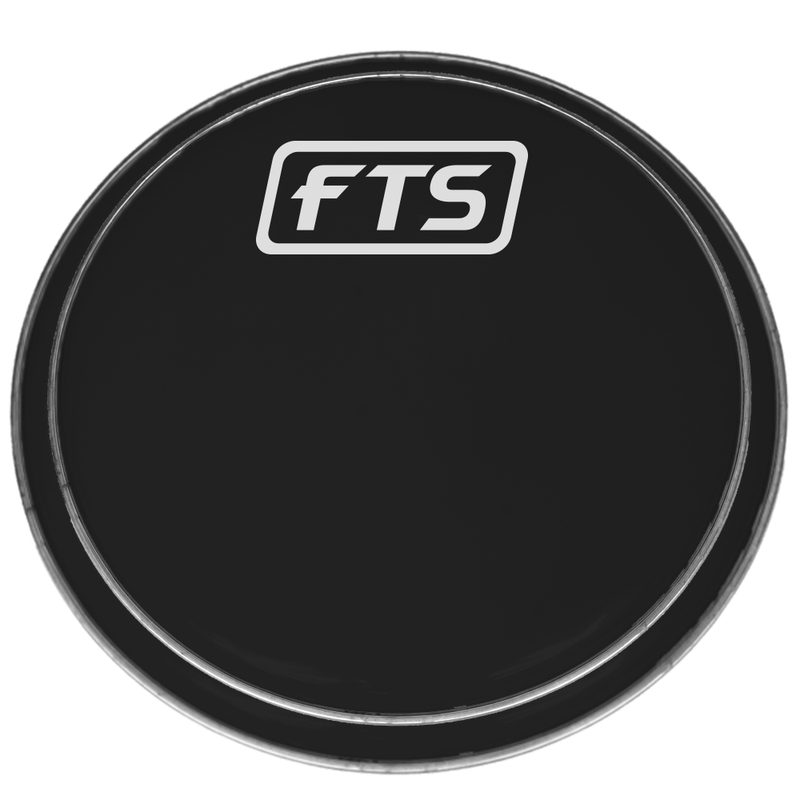 FTS 22'' Black Drum Head 0.25mm ) (MKI)