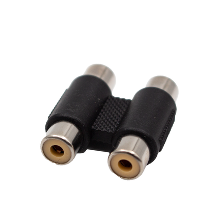 2*RCA Female To 2*RCA Female Plug [FTS-P2RCAF2RCAF]