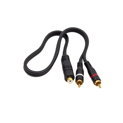 Astro Audio 0.5M 1RCA Female to 2 RCA Male Cable [1RCA-2RCA/0.5M]