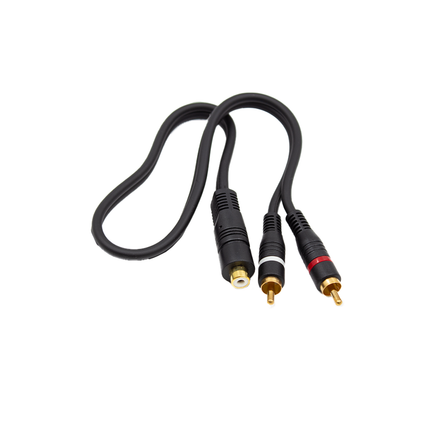 Astro Audio 0.5M 1RCA Female to 2 RCA Male Cable [1RCA-2RCA/0.5M]