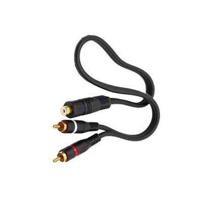 Astro Audio 0.5M 1RCA Female to 2 RCA Male Cable [1RCA-2RCA/0.5M]