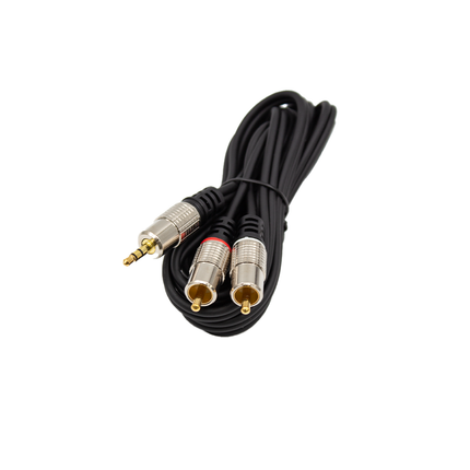 Astro Audio 1.8M 3.5mm St Jack to 2 RCA Cable[2RCA-3.5MM1.8M]