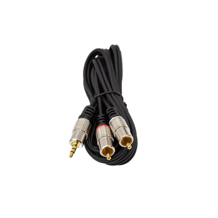 Astro Audio 1.8M 3.5mm St Jack to 2 RCA Cable[2RCA-3.5MM1.8M]