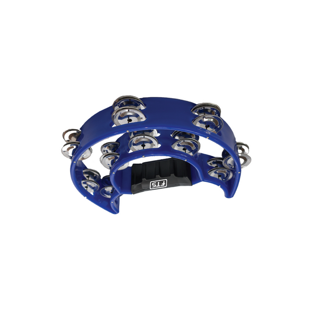 FTS-JT-TX9-20 BL Double Row Tambourines Blue