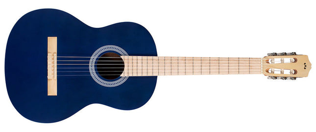 Cordoba Protege C1 Matiz Classical Guitar in Classic Blue with Color-Matching Recycled Ny