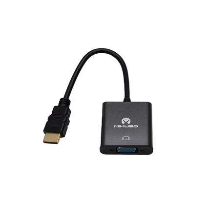 CBL-018 BK Mikuso HDMI To VGA+AUDIO Cable Black