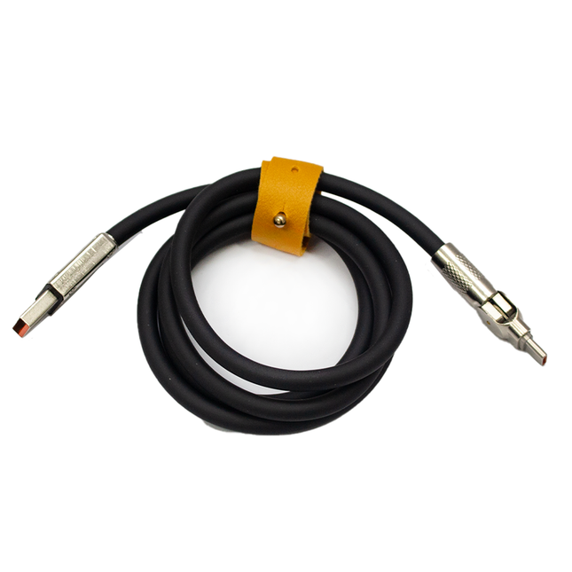 Tecnix OD 6.0m Mecha Wire USB TO Type-C Black [CBL-834-C BK]