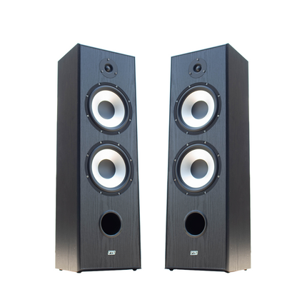 FTS 8'' Dual Passive Speaker Pair Black [FTS-D08 BK]