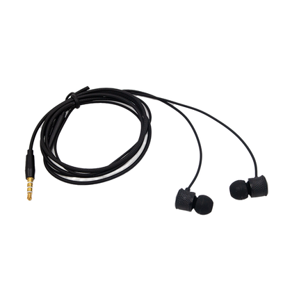 EB-118 BK Mikuso Earbud With 1.2M Cable Black