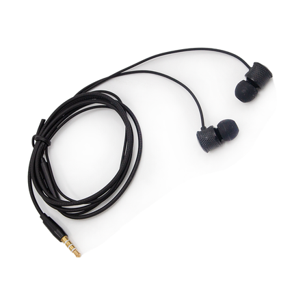 Mikuso Earbud With 1.2M Cable Black [EB-118 BK]