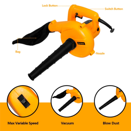 WorkSite 600w Electric Leaf Blower [EBR129]