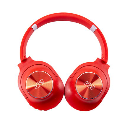 FTS Over-Ear Wireless Headphones (Red) [FTS KD21]