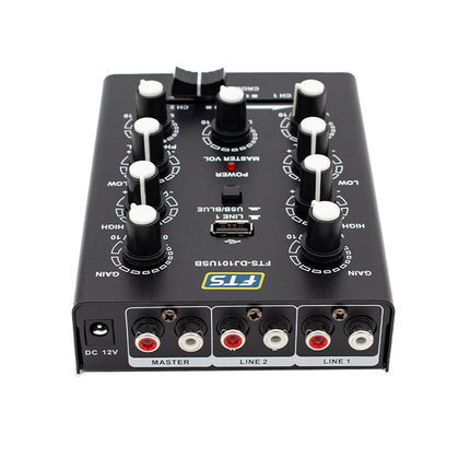 FTS 2-Channel DJ Mixer [DJ101USB]