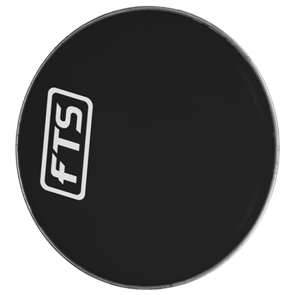 FTS 22'' Black Drum Head 0.25mm ) (MKI)