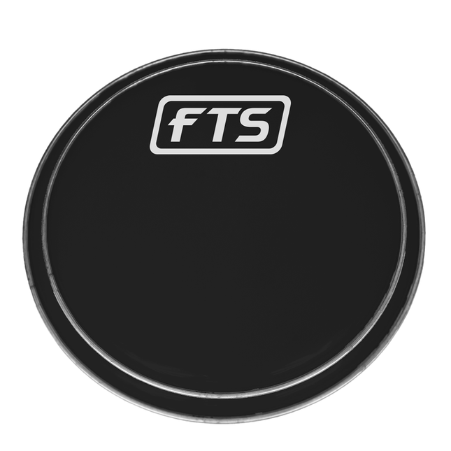 FTS 22'' Black Drum Head 0.25mm ) (MKI)