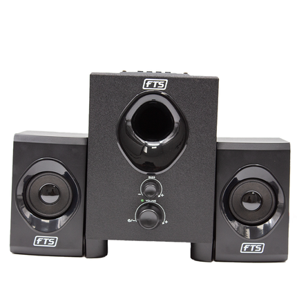 Rhythm Amplified 2.1Multimedia Speaker System With Usb/Sd/Fm/Bt (FTS-387U)