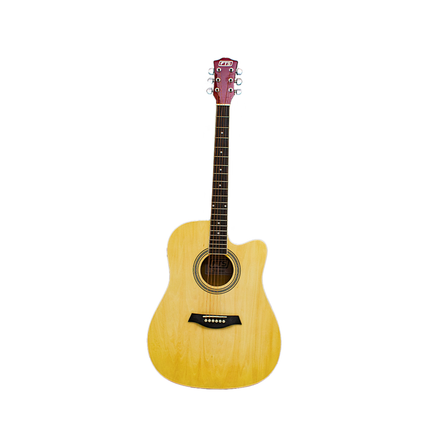 Full Size Cutaway Acoustic-Electric Guitar (Natural) [FTS-D-420CEQ-N]