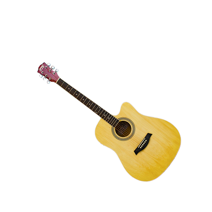 Full Size Cutaway Acoustic-Electric Guitar (Natural) [FTS-D-420CEQ-N]