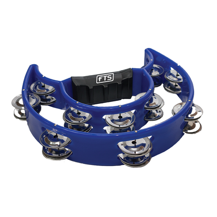 FTS-JT-TX9-20 BL Double Row Tambourine Blue