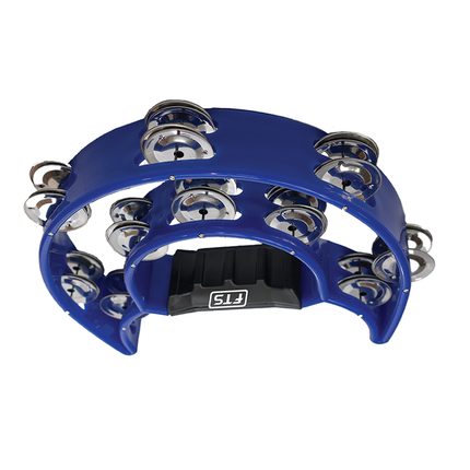 FTS-JT-TX9-20 BL Double Row Tambourine Blue