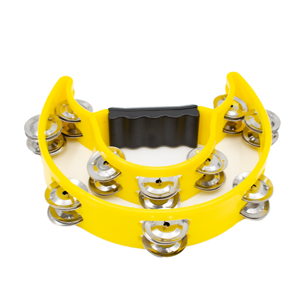 FTS Double Row Tambourine Yellow [FTS-JT-TX9-20 YL]