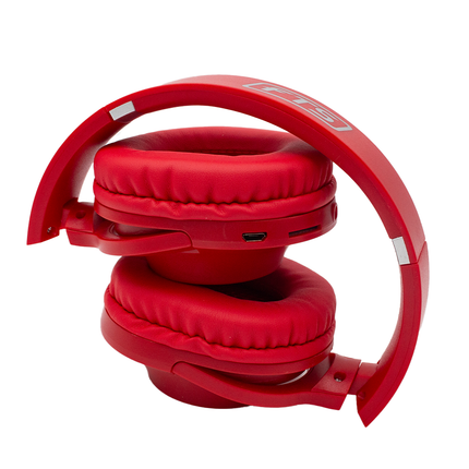 FTS Over-Ear Wireless Headphones (Red) [FTS KD21]