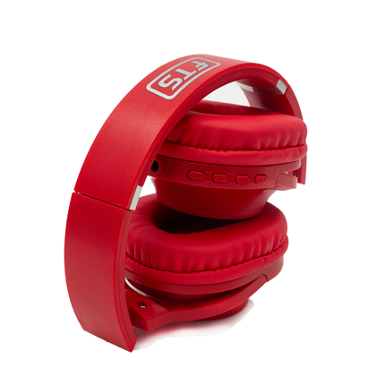 FTS Over-Ear Wireless Headphones (Red) [FTS KD21]