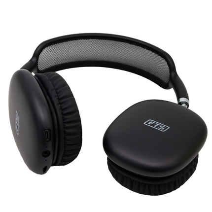 Bluetooth Headphone with Rotary Switch Black [FTS-KD15 BK]