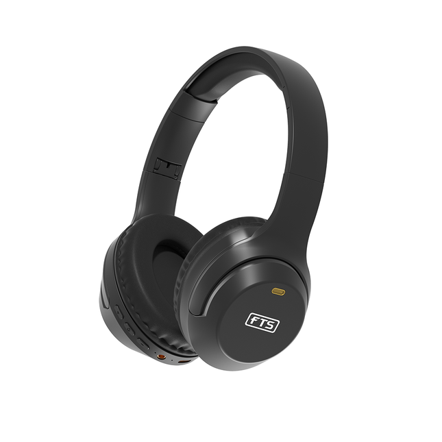 FTS Pure Audio Bluetooth Headphone Black [FTS-KD55 BK]