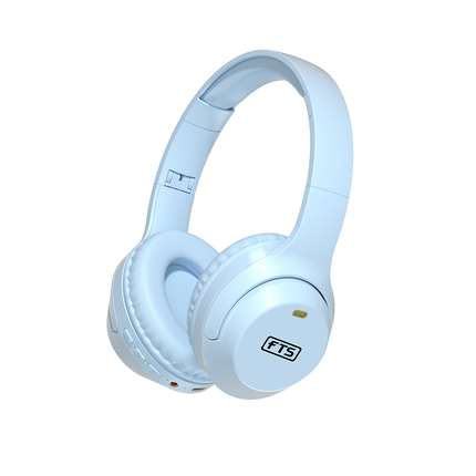 FTS Pure Audio Bluetooth Headphone Blue [FTS-KD55 BL]