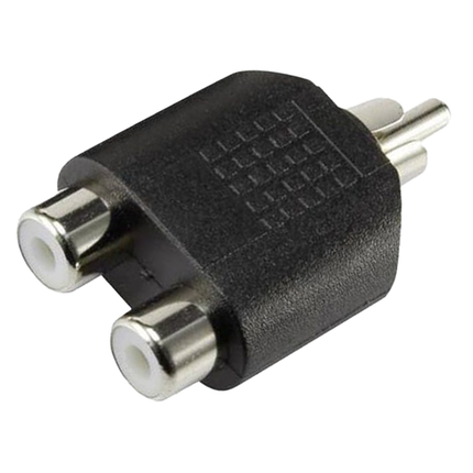 FTS PRCAM2RCAF RCA Male To 2X RCA Female Adapter