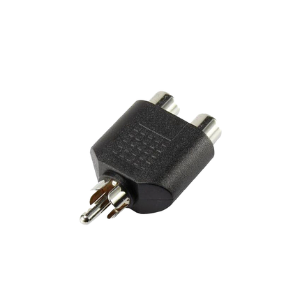 Astro Audio RCA Male to 2 x RCA Female Adapter [PRCAM2RCAF]