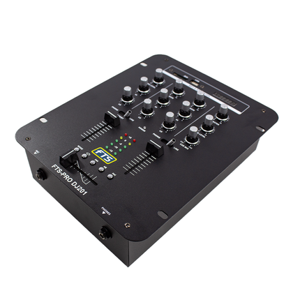 FTS PRO DJ201 2 Channel DJ Mixer