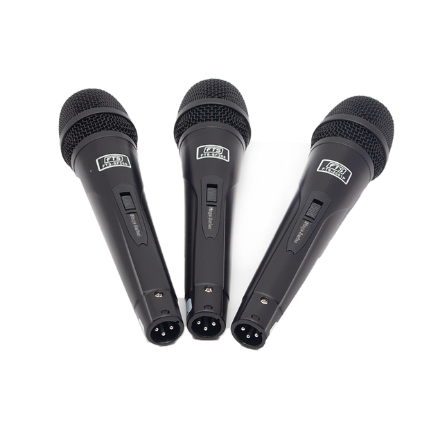 FTS 3 Pack Plastic Wired Microphone [FTS-SF268]