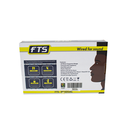 FTS Dual Wireless Handheld Microphone [FTS W10]