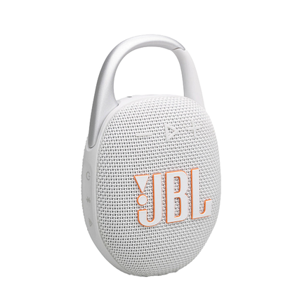 JBL Clip 5 Portable BT Speaker-White