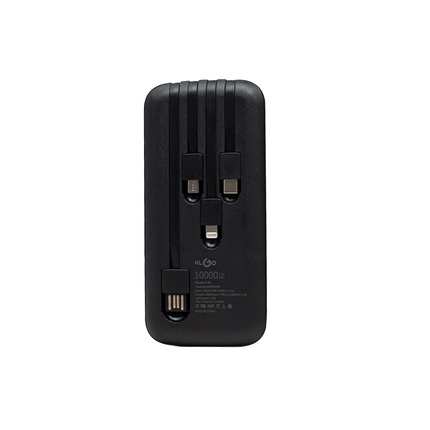 Klgo 10000MAH 4in1 Power Bank Black [KP-83 BK]