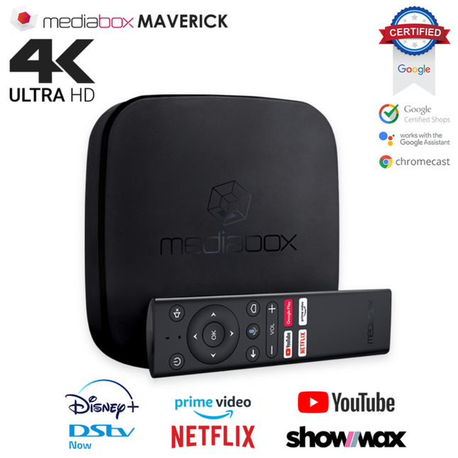 Mediabox Maverick 4K Android TV Box [MBX-MAV-01]