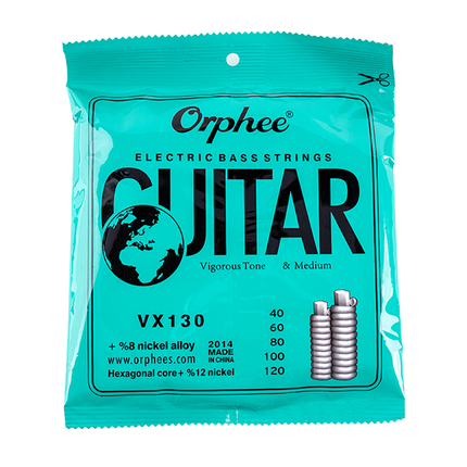 Orphee VX130 0.040 To 0.120 5 String Electric Bass Guitar Strings