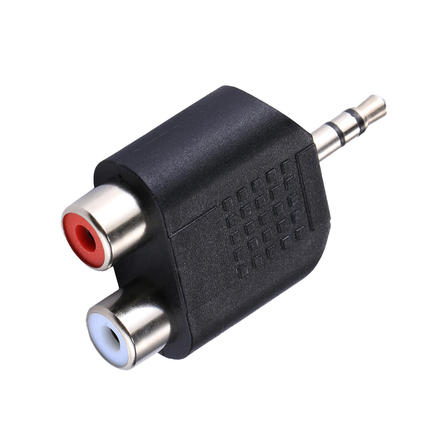 Astro Audio 3.5mm St Jack to 2xRCA Female Converter[P35SM2RCAF]