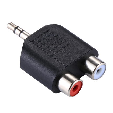 Astro Audio 3.5mm St Jack to 2xRCA Female Converter[P35SM2RCAF]