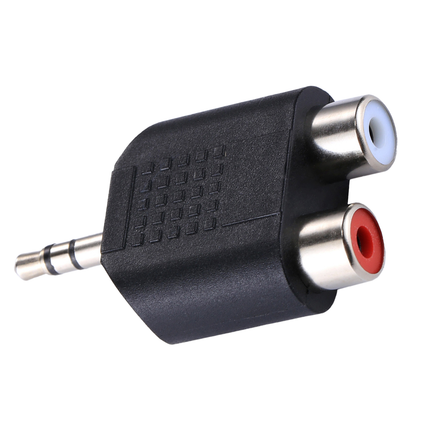 Astro Audio 3.5mm St Jack to 2xRCA Female Converter[P35SM2RCAF]