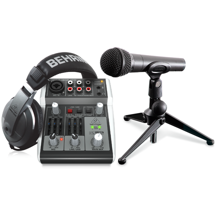 Behringer PODCASTUDIO 2 USB Complete PODCASTUDIO Bundle,fastrak-sa.