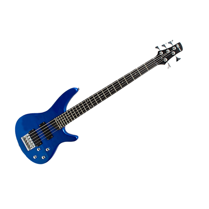 Rhythm 5 String Electric Bass Guitar Blue [MI-SPB500 BL]